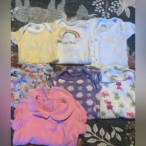 Girl's onesies 0-3 month